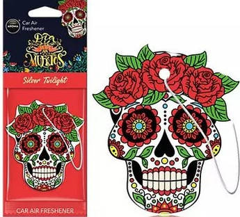 Ароматизатор автомобільний Aroma Car Dia De Los Muertos, Silver Twilight