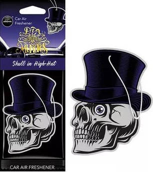 Ароматизатор автомобільний Aroma Car Dia De Los Muertos, Skull in a High Hat