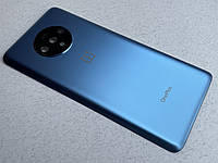 OnePlus 7T Glacier Blue задняя крышка с защитными стеклами камер синего цвета, для ремонта