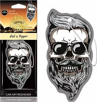 Ароматизатор автомобільний Aroma Car Dia De Los Muertos, Oud & Pepper Skull