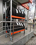Стелаж для зберігання шин SN-шц. (шинний) 2000*1340*500*2 яруси Ral 2004, фото 3