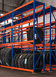 Стелаж для зберігання шин SN-шц. (шинний) 2000*1340*500*2 яруси Ral 2004, фото 4