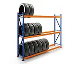 Стелаж для зберігання шин SN-шц. (шинний) 2000*1340*500*2 яруси Ral 2004, фото 8