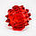 Су Джок масажна кулька для рук 4см "Їжачок" Червона, м'ячик Су Джок для дітей - кулька з шипами для масажу, фото 3