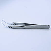 Пінцет HandsKit гнутий, з керамічними губками