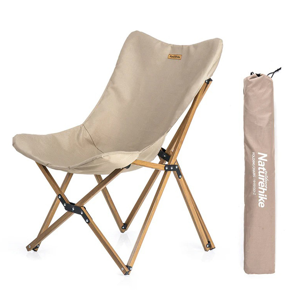 Крісло складне Naturehike Moon Beach MW01 NH19Y001-Z, 600D Oxford / алюміній, бежевий, фото 1