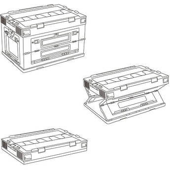 Складний контейнер Naturehike NH22SNX01 80 л, сірий