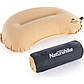 Самонадувна подушка Sponge Pillow New Naturehike NH20ZT006 khaki, фото 3