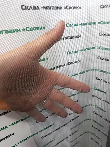 Москітна сітка в рулоні "Євро Стандарт" Комірка 1.6 х 1.8 мм. 30 м, фото 2