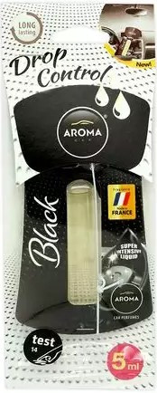 Ароматизатор автомобільний Aroma Car Drop Control, Black (Чорний) 5 мл, фото 1