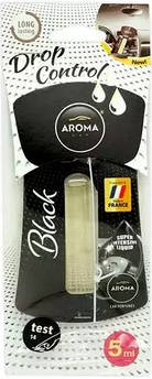 Ароматизатор автомобільний Aroma Car Drop Control, Black (Чорний) 5 мл