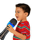 Бездротовий мікрофон караоке Q99 з функцією фонограми / Мікрофон-колонка зі світломузикою та USB, фото 2