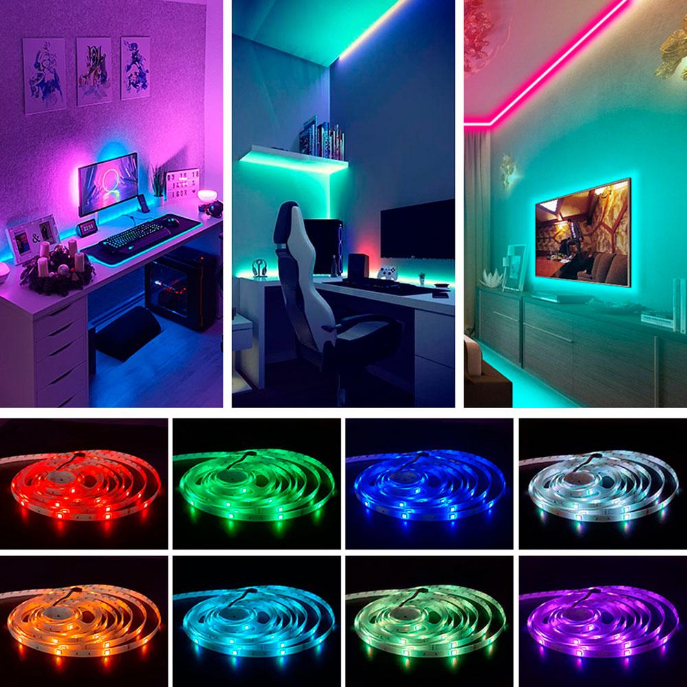 Купить Светодиодная RGB лента 5 м в рулоне, 5050 / Лед лента для ...