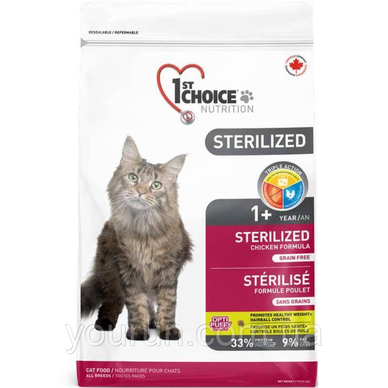 1st Choice (Фест Чойс) Sterilized Chicken - Сухой корм для ...