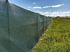 Сітка парканна, затіняюча 50 м, 110 г/м2. Сітка від вітру, снігу, сонячних променів. Чехия ТМ "Shadow", фото 3