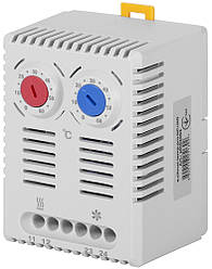 Термостат e.climat.temp.pro.NC+NO для обігріву та охолодження, IP20, до 60°C