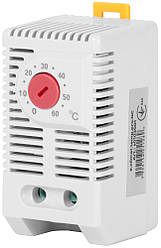 Термостат e.climat.temp.pro.NC червоний, електронний регулятор температури, IP20, до -45°С +80°С