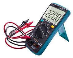 Цифровий мультиметр E.NEXT ET102 - універсальний інструмент для вимірювання напруги, струму та температури.