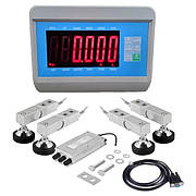 Для платформних ваг комплект (4 шт. тензодатчики 500 кг + коробка + кабель 3 м + T7E)