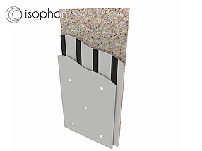 Звукоізоляційна безкаркасна система Isophon Panel Slim, фото 2