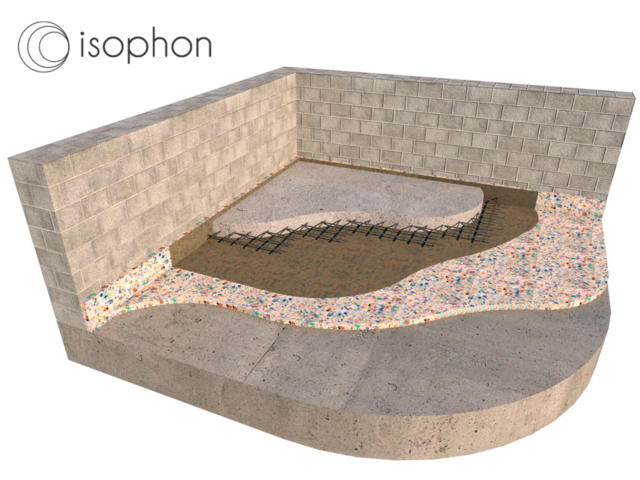 Isophon Floor. Звукоізоляційний мат для підлоги 20 мм