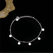 Браслет на ногу Анклета з монетками срібне покриття - 925 проби EGYPT SILVER