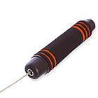 Скакалка швидкісна з підшипниками та сталевим тросом та обтяжувачами CIMA CM-J600 3м кольори в асортименті, фото 3