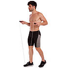 Скакалка швидкісна з підшипниками та сталевим тросом та обтяжувачами CIMA CM-J600 3м кольори в асортименті, фото 4