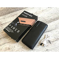 Портативное зарядное устройство Power Bank Power Box (емкость 10000 mAh) с встроенным фонариком