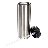 Термочашка металева срібляста для холодних і гарячих напоїв з маркою авто SsangYong / Санг Йонг., фото 3