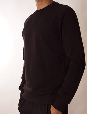 Світшот чоловічий базовий MIR WEAR однотонний арт 849, Темно-синій, 3XL