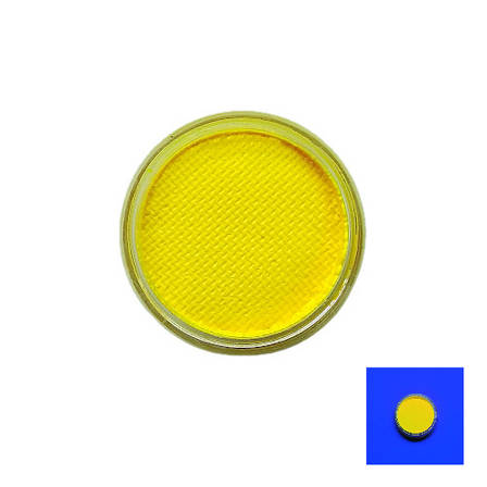 Неонова жовта фарба аквагрим GrimMaster 10 г, фото 2