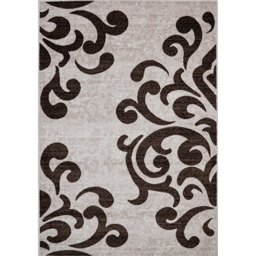 Килими та килимові доріжки "Коричневий вензель" Cappuccino 16028/118