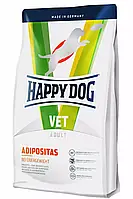 Сухой диетический корм Happy Dog VET Diet Adipositas для собак с лишним весом, 1 кг.