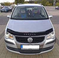 Мухобійка VT-52 Дефлектор на капот ВТ (Віп) для VW Touran 2003-2007