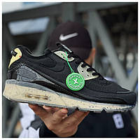 Мужские кроссовки Nike Air Max 90 Terrascape Black Yellow White, черные кроссовки найк аир макс 90 тераскейп