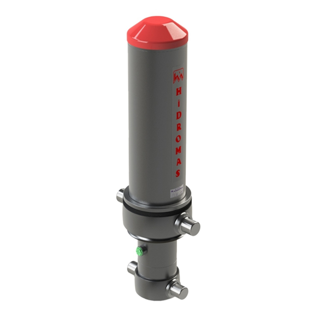 Фронтальний циліндр з кожухом HIDROMAS GHS 175-5-8225-L343 H, 5 штоків, 190 бар