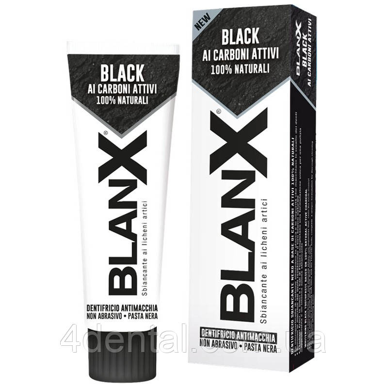 Blanx Black зубна паста з активованим вугіллям 75 мл