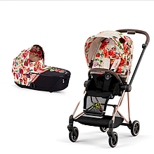 Cybex Mios 4.0 коляска 2 в 1 Spring Blossom Light шасі Rosegold
