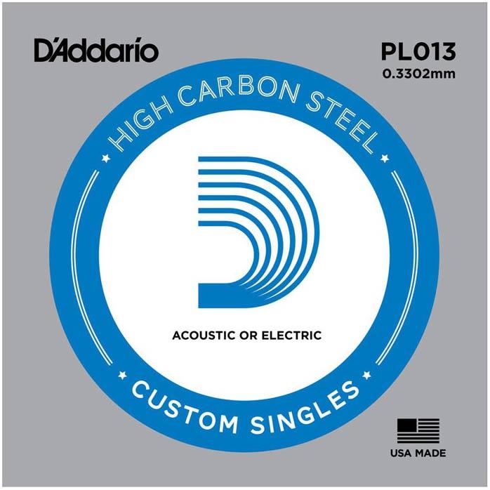 Струна для гітари D'Addario PL013 Plain Steel 013, фото 1