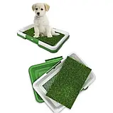 Туалет килимок для собак Puppy Potty Pad 3 рівні Килимок-імітація трави Лоток для тварин, фото 4