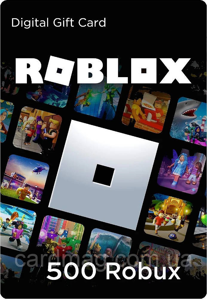 Roblox 6,25$ Gift Card | 500 Robux