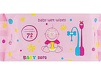 Детские влажные салфетки 72шт Baby Soft ТМ NORMAL CLINIQUE