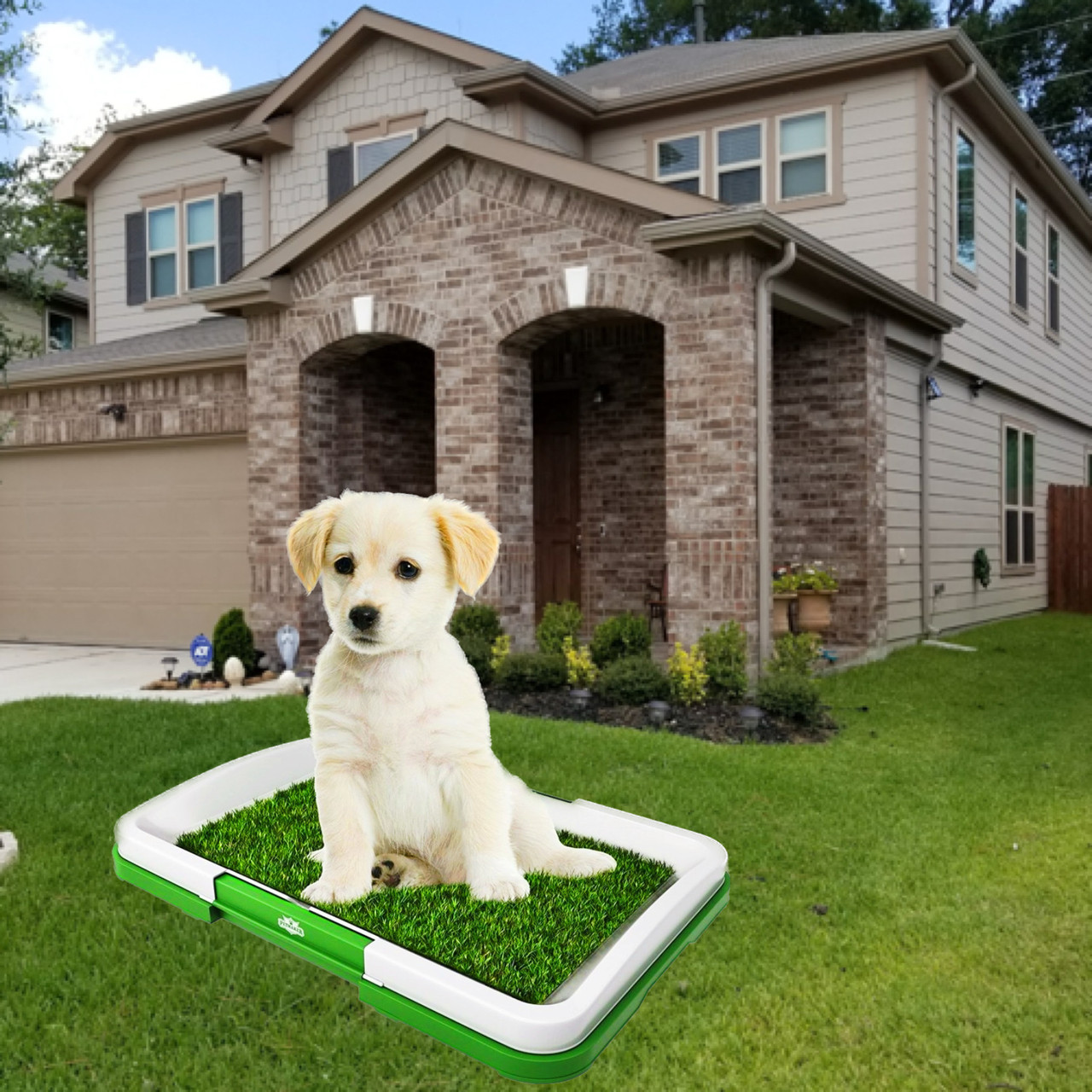 Туалет килимок для собак Puppy Potty Pad 3 рівні Килимок-імітація трави Лоток для тварин
