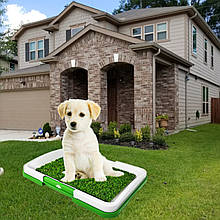 Туалет килимок для собак Puppy Potty Pad 3 рівні Килимок-імітація трави Лоток для тварин