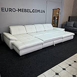 Шкіряний диван п-подібної форми, фото 4