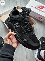 Черные мужские кроссовки New Balance 725, модные мужские кроссовки Нью Баланс, мужские кроссовки замша-нейлон