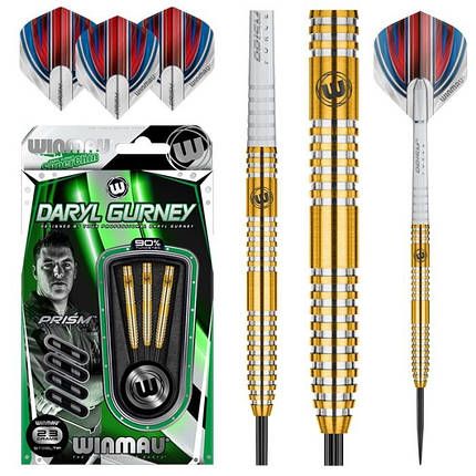 Дротики дартс із вольфраму Daryl Gurney Winmau Англія 23 грами, фото 1