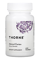 Thorne, adrenal cortex, препарат с корой надпочечников, 60 капсул