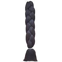 Канекалон Однотонный, 60 см, Цвет: Темно Коричневый